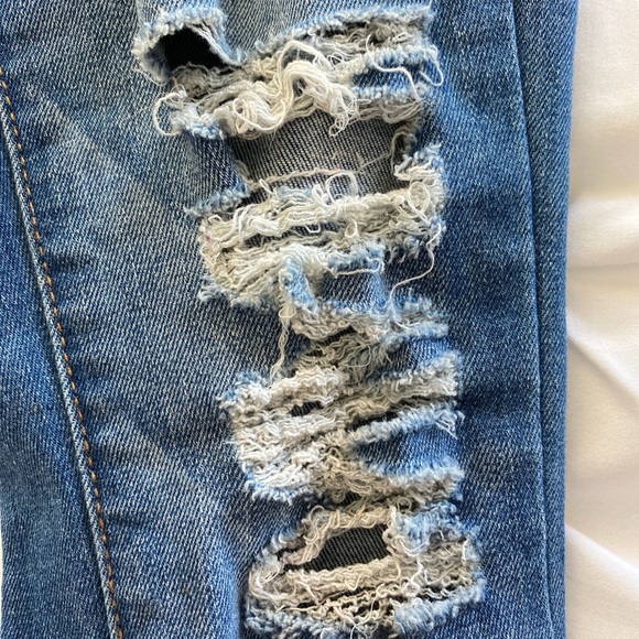 blue ripped skinny jeans from pacsun - Picture 3 of 4